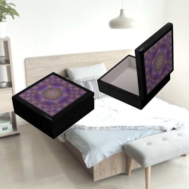 Mandala 5  Wooden Jewelry Keepsake Box (Creator Uploaded)