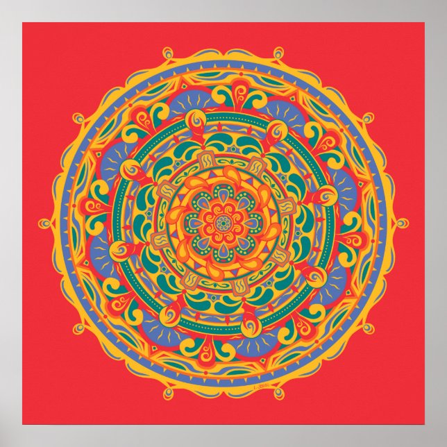 Mandala #6 - Poster (Front)