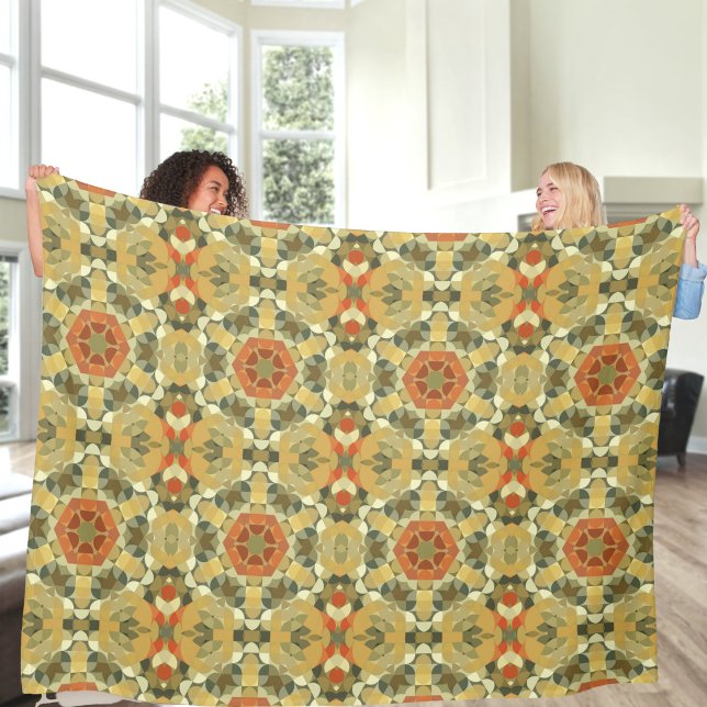 Mandala 7 Fleece Blanket (Creator Uploaded)