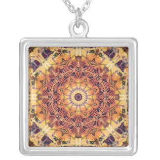 Mandala A00-73 Silver Plated Necklace