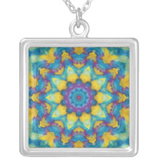 Mandala A00-80 Silver Plated Necklace