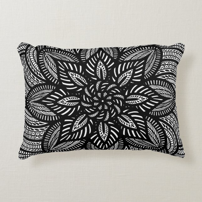 Mandala Accent Pillow (Front)