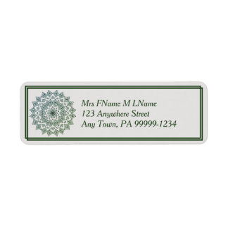 Mandala Address Label