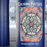 Mandala Adult Coloring Poster