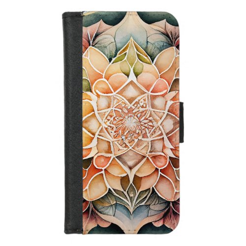 Mandala An Oasis Of Peace and Tranquility iPhone 87 Wallet Case