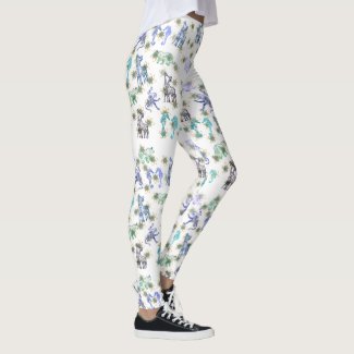 Mandala animals leggings
