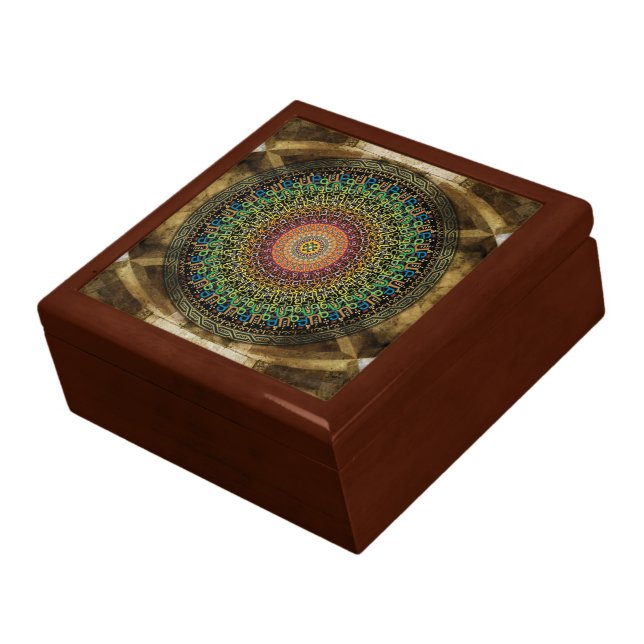 Mandala Armenian Alphabet Gift Box (Side)