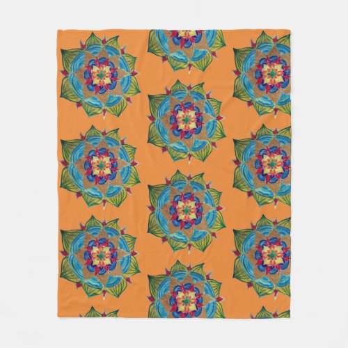 Mandala Art Fleece Blanket