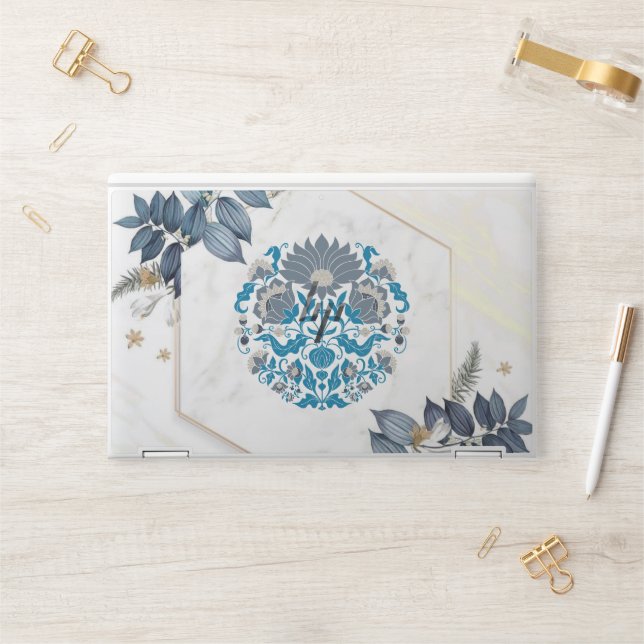 Mandala Art, Floral Graphic Design HP Laptop Skin (Desk)