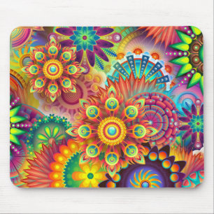 Mandala art mouse pad