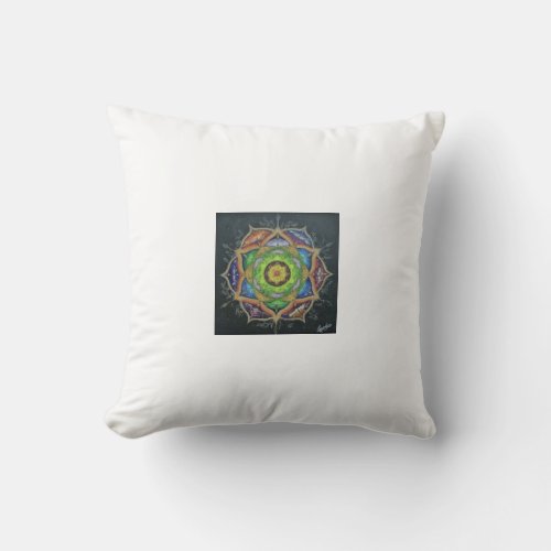 Mandala art of human life pillows