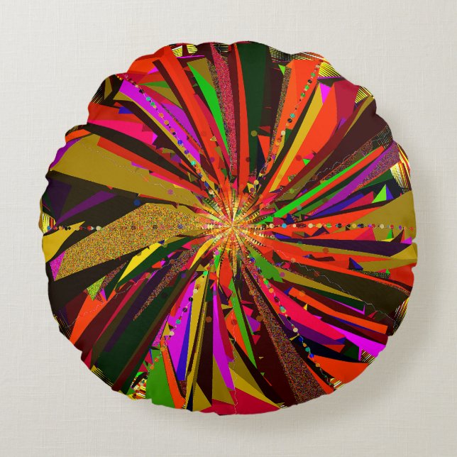 Mandala Art  Round Pillow (Front)