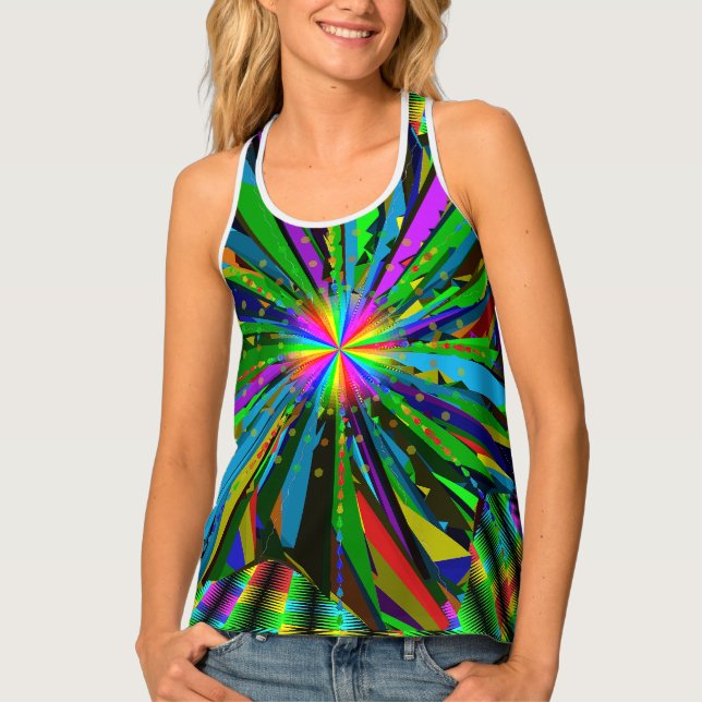 Mandala Art  Tank Top (Front)