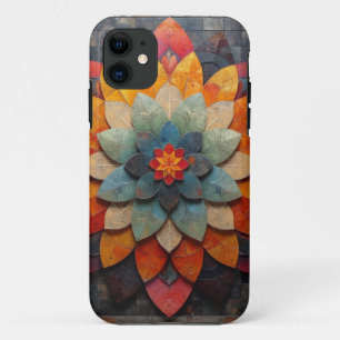 Mandala Art Textured Flower iPhone 11 Case