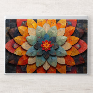 Mandala Art Textured Flower HP Laptop Skin