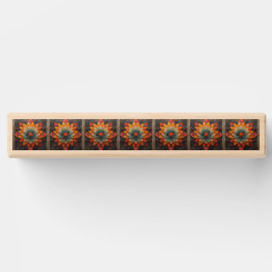 Mandala Art Textured Flower Topple Tower