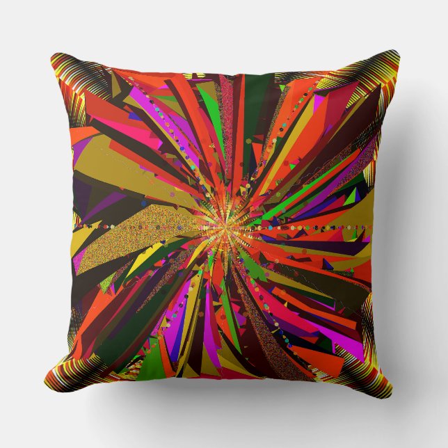 Mandala Art  Throw Pillow (Front)