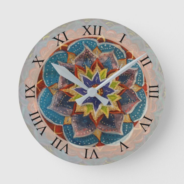 Mandala Art Wall Clock (Front)