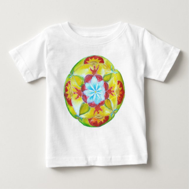 Mandala Baby Bodysuit (Front)