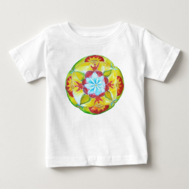 Mandala baby hoodie T-Shirt (Front)