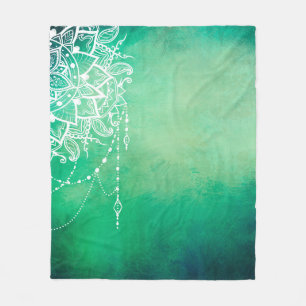 Mandala background mandala spiritual fleece blanket