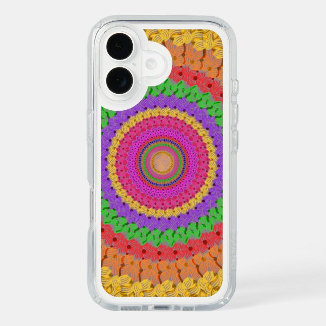 Mandala Ball yellow crochet style -  Speck iPhone Case (Front)