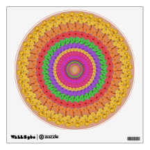 Mandala Ball yellow crochet style -