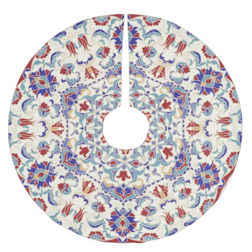 Mandala Beauty Colorful Cultural Mosaic Brushed Polyester Tree Skirt