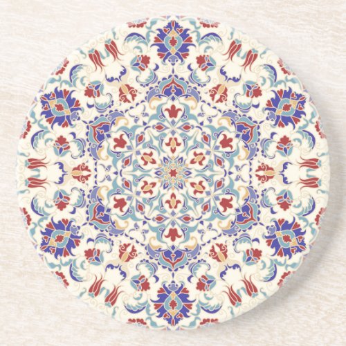 Mandala Beauty Colorful Cultural Mosaic Coaster