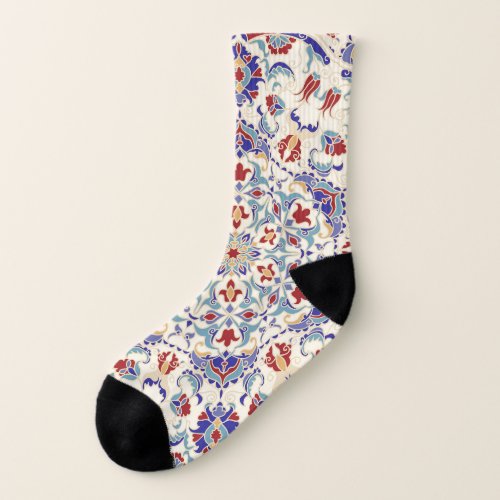 Mandala Beauty Colorful Cultural Mosaic Socks