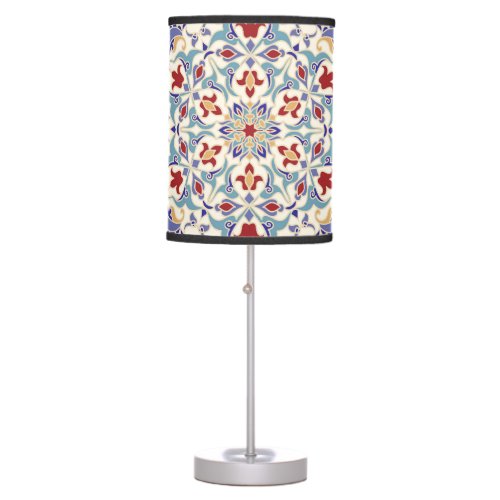 Mandala Beauty Colorful Cultural Mosaic Table Lamp