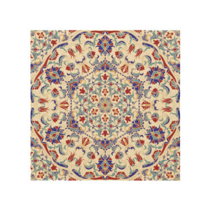 Mandala Beauty: Colorful Cultural Mosaic Wood Wall Art