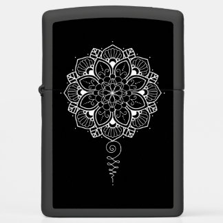 Mandala (Black) Zippo Lighter