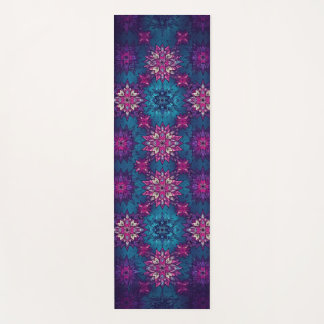 Mandala Bloom Yoga Mat – Vibrant Floral Pattern