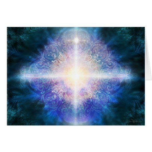 Mandala Blue 3 2012 Cards (Front Horizontal)