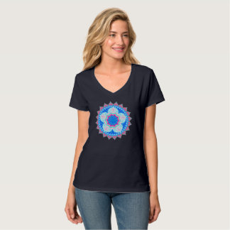Mandala Blue Pink T-Shirt