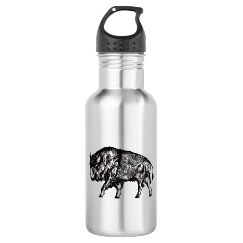Mandala Buffalo Bull Stainless Steel Water Bottle