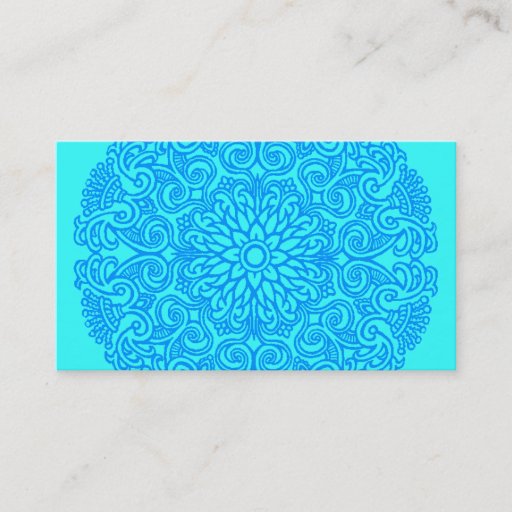 Customizable Mandala Business Cards