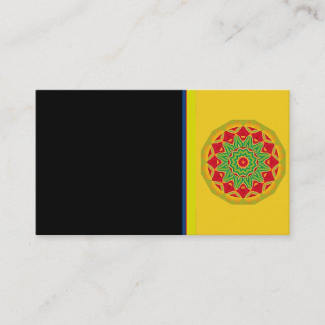 Mandala Business Card (Front)