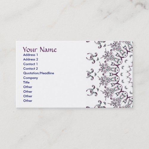 Mandala Business Card - Bilingual Version