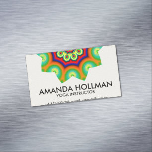 Mandala Business Card Magnet