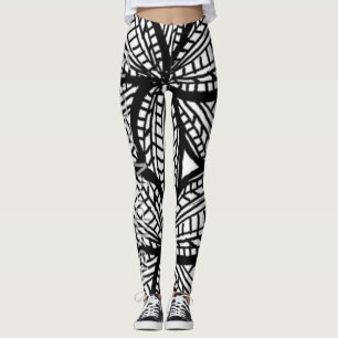 MANDALA BW  AER GEOMETRICLeggings Leggings