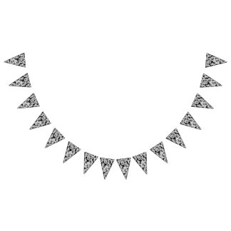 mandala calming coloring page bunting flags