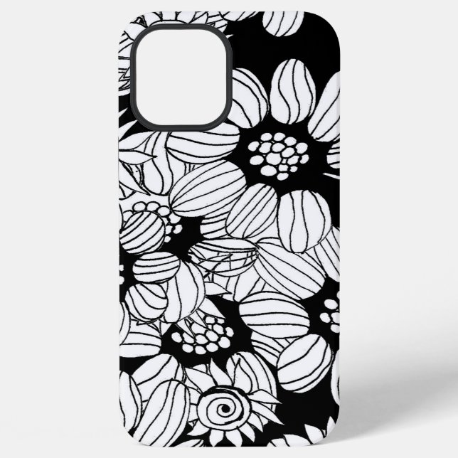mandala calming coloring page iphone case (Back)