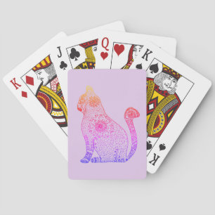 Mandala Cat Classic Playing Cards