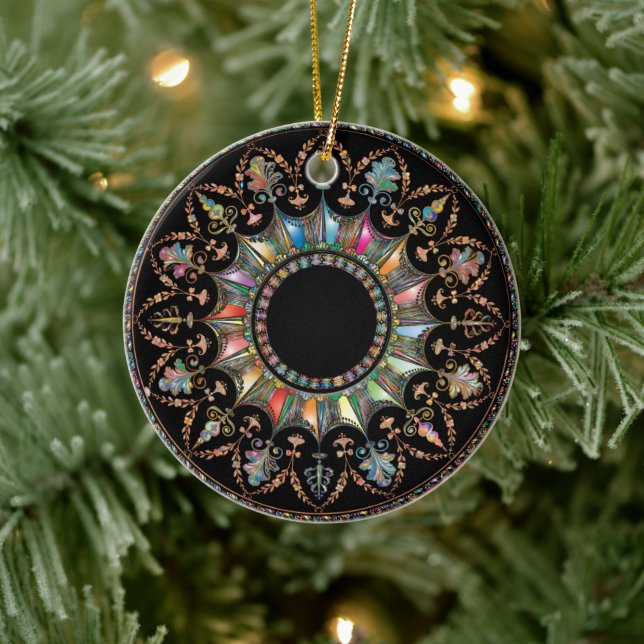 Mandala   ceramic ornament (Tree)