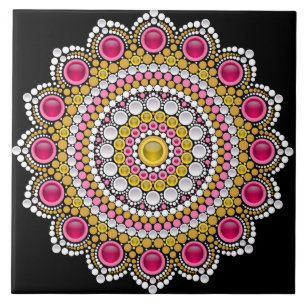 Mandala Ceramic Tile