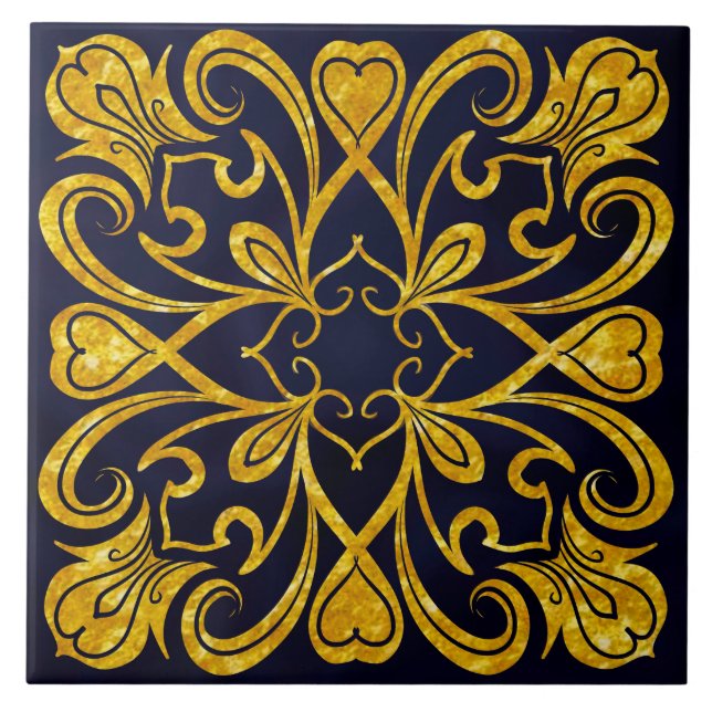 Mandala Ceramic Tile (Front)