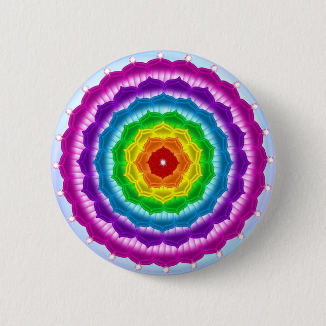 Mandala Chakra Button (Front)