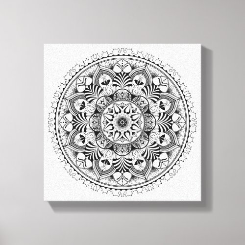 Mandala Circle 6 Canvas Print